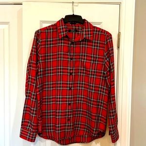 Bershka truckers plaid shirt